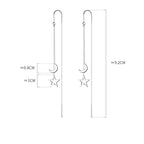 PENDRA Silver Gold Stamp Earrings