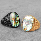 PENDRA Pearl Boyfriend Steel Ring