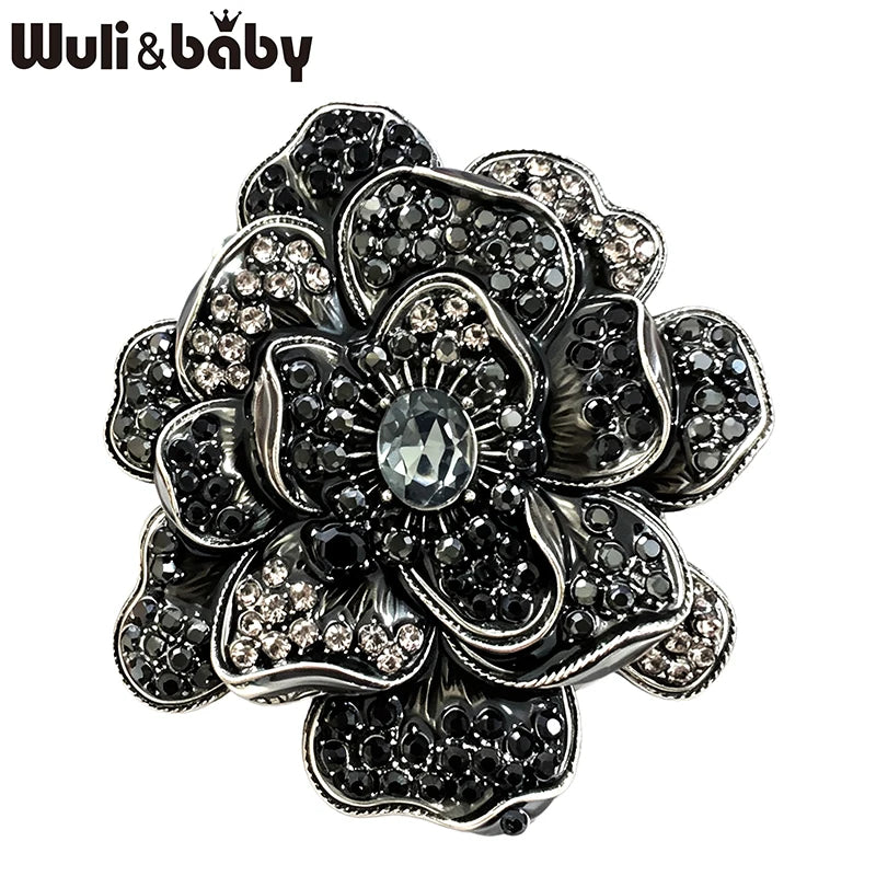 PENDRA Camellia Vintage Camellia Flower Brooch