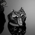 PENDRA Wolf Vintage Ring