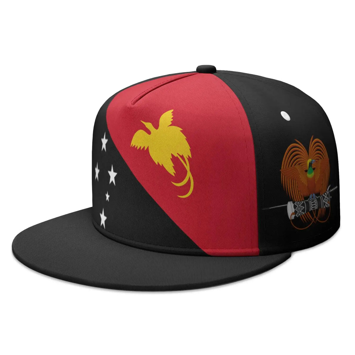 Papua New Guinea  Free Custom Made Name Logo Flat Brimmed Cap Nation Flag Pg Guinean Country College Print Photo Hip-hop Hat
