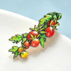 PENDRA Cherryroma Cherry Tomato Brooch