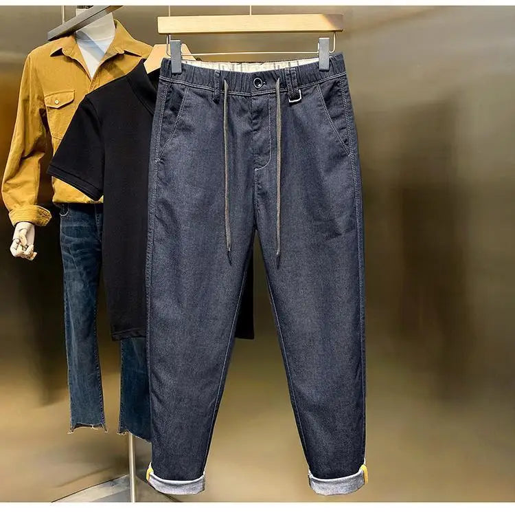 PENDRA Loose Drawstring Cowboy Pants