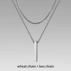 PENDRA Cuban Wheat Pendant Necklace