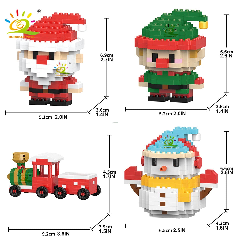 PENDRA Elk Deer Santa Building Set