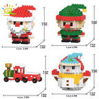 PENDRA Elk Deer Santa Building Set