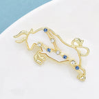 PENDRA 2 Colors Shell Taurus Brooch