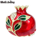 PENDRA Pomella Cute Enamel Pomegranate Brooch