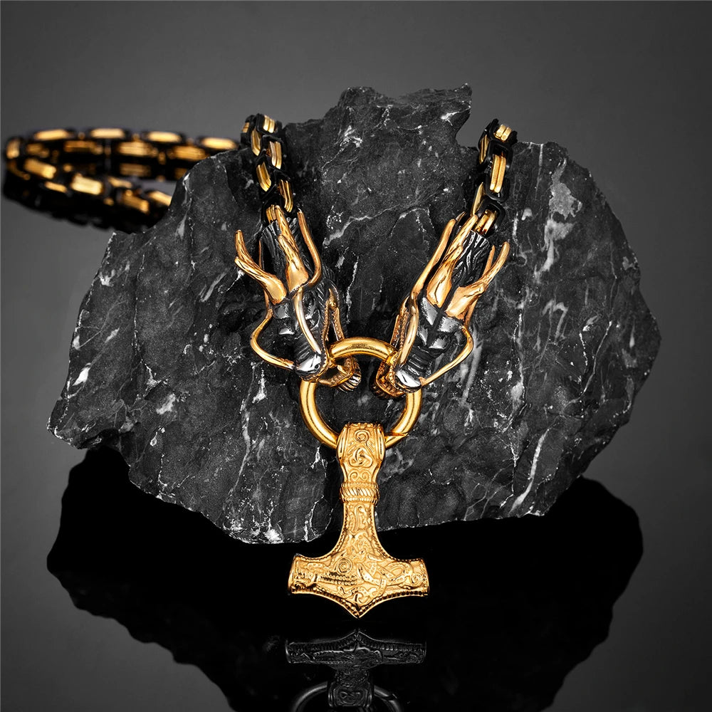 PENDRA Dragon Black Necklace