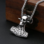 PENDRA Mjolnir Nordic Viking Thor Hammer Necklace