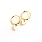 PENDRA Hoop Sterling Silver 4 Earrings