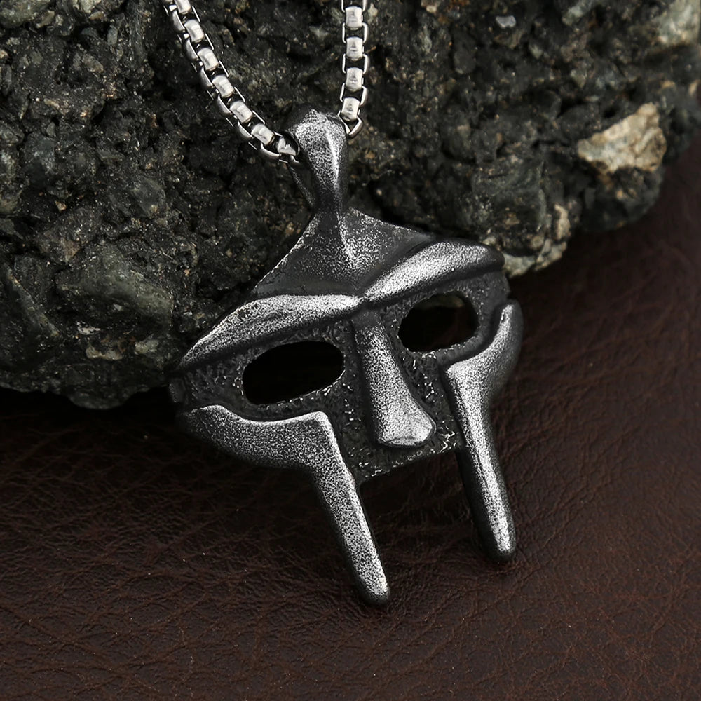 PENDRA MFDOOM Punk Mask Pendant Necklace