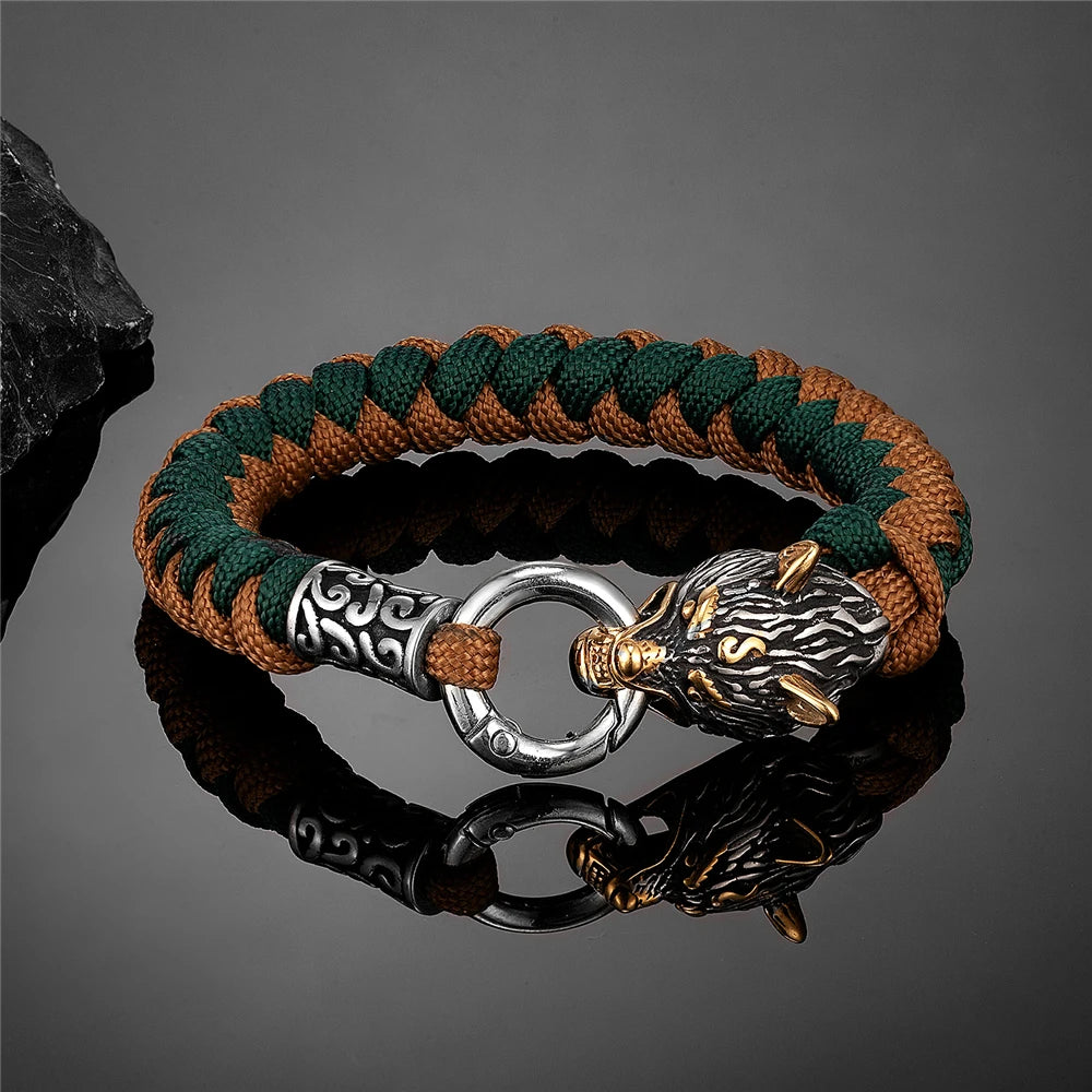 PENDRA Wolf Classic Steel Bracelet