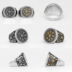 PENDRA Pirate Ax Totem Steel Ring