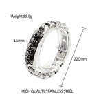 PENDRA Valknut Celtic Stainless Steel Cuff Bracelet