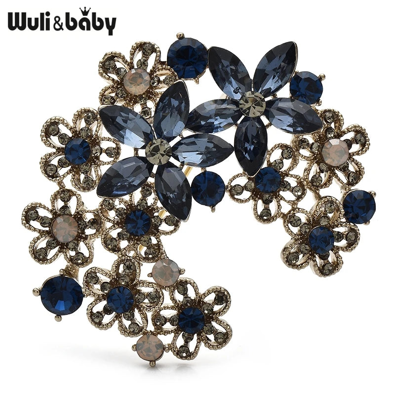 PENDRA Florielle33 Crystal Brooch
