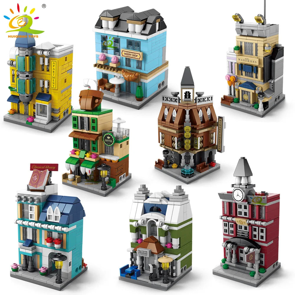 PENDRA Architecture Coffee Store Building Set