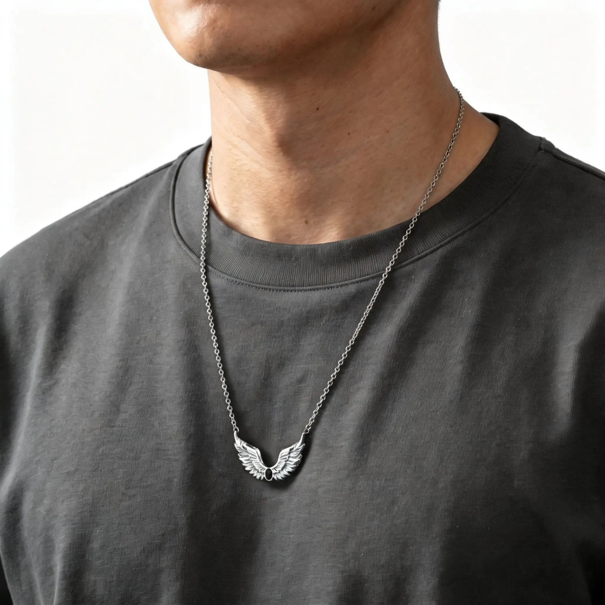 PENDRA Zircon Angel Necklace