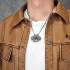 PENDRA Grenade Steel Necklace