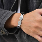 Angel Wings Bracelets for Men Boys,Black Rope Adjustable Wristband,Personality Exquisite Jewelry Gift