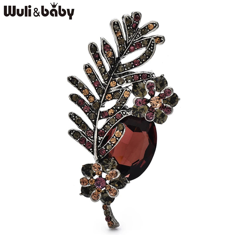 PENDRA Florielle20 Crystal Brooch
