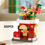 PENDRA Santa Snowman Mini Building Set