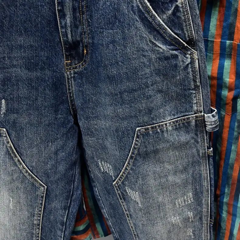 PENDRA Heavy Brand Tooling Jeans