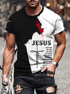 PENDRA Cool Lion Printed Urban Short Sleeve T-Shirt