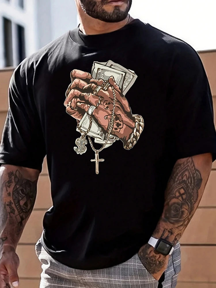 PENDRA Printed Rap Hip T-Shirt