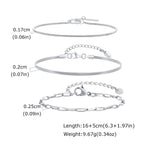 1/2/3pcs Chain Bracelet for Men Women,Stainless Steel Twisted Rope Cuban Chain Wristband,Hip Hop Minimalist Jewelry Gift