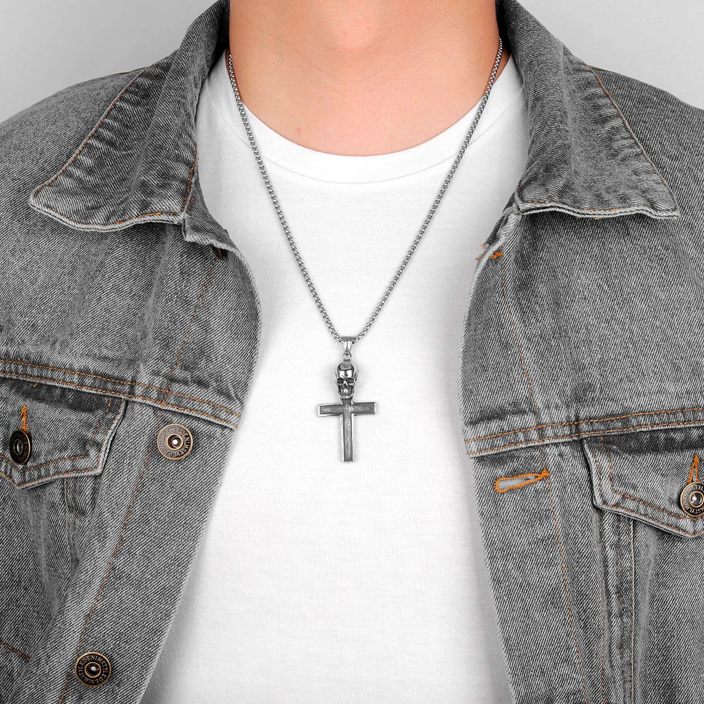 PENDRA Tavlith Cross Charm Necklace