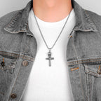 PENDRA Tavlith Cross Charm Necklace