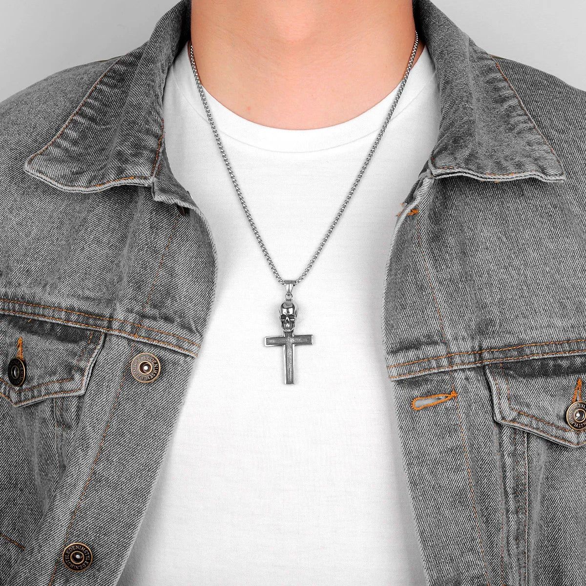 PENDRA Tavlith Cross Charm Necklace