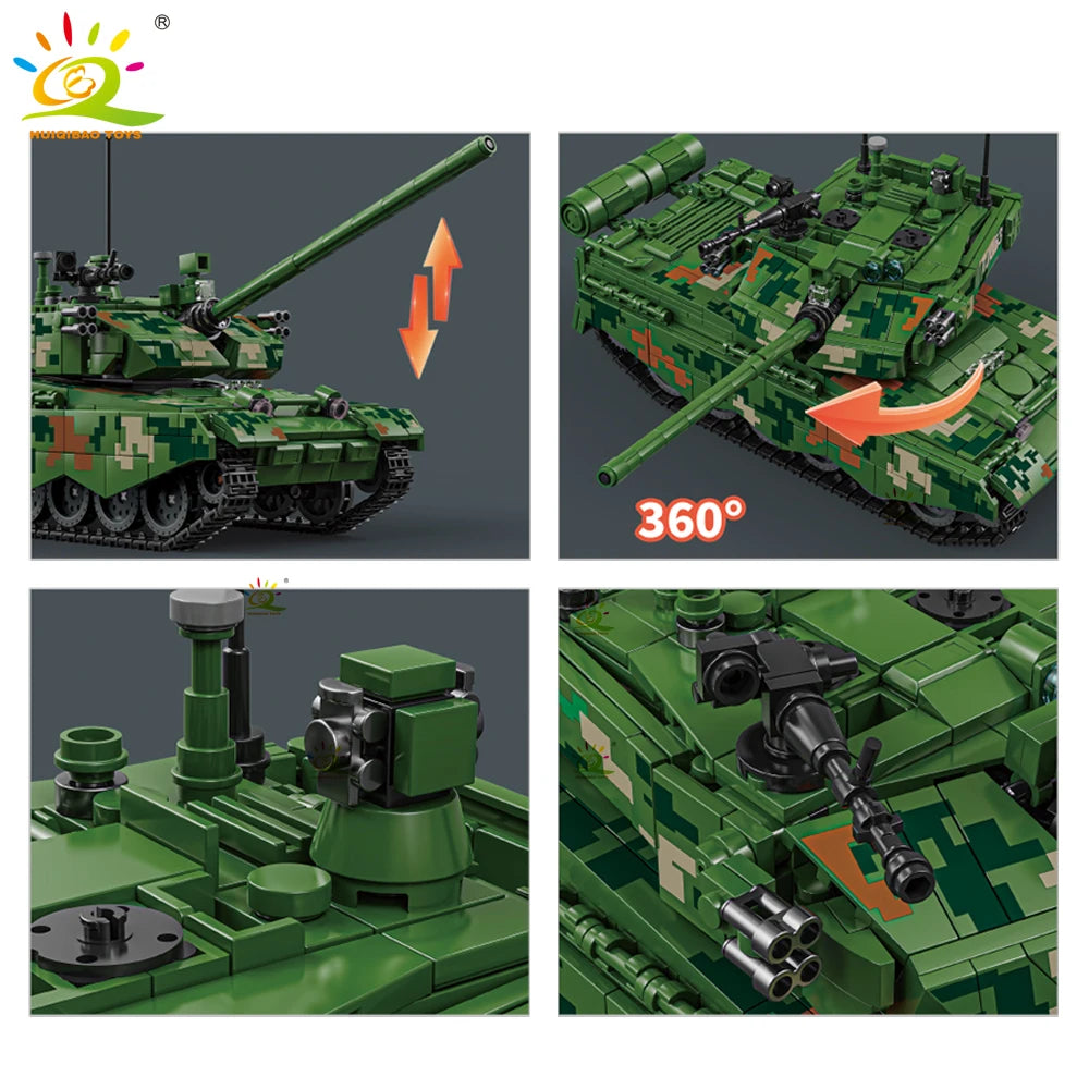 PENDRA Military Tank Army Building Set