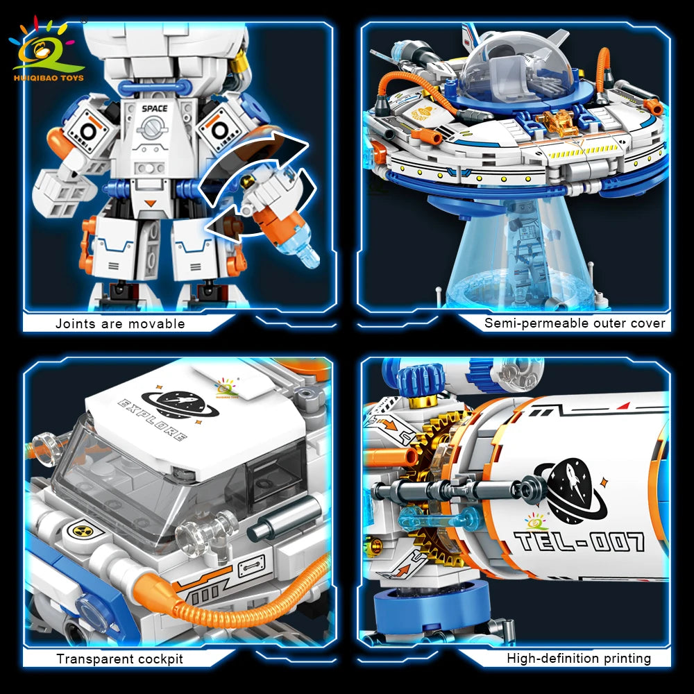 PENDRA Space Astronaut Spacecraft Building Set