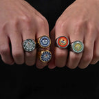 PENDRA Custom School Emblem Steel Ring