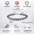 PENDRA Black Silver Bracelet