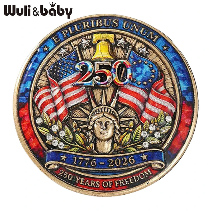 PENDRA America's 250th Independence Day Brooch