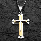 PENDRA Ivorith Cross Charm Necklace