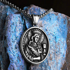 PENDRA Saint Barbara Steel Necklace