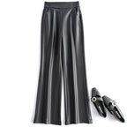 PENDRA Leather Elastic Waisted Pants
