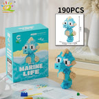 PENDRA Cute Shark Micro Building Set