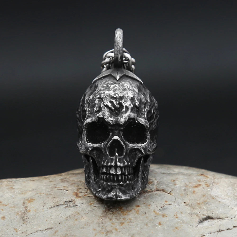 PENDRA Darkskull Gothic Stainless Steel Skull Pendant