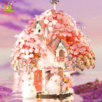 PENDRA Discoloration Cherry Floral Building Set