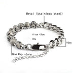 PENDRA Chain Black Steel Bracelet