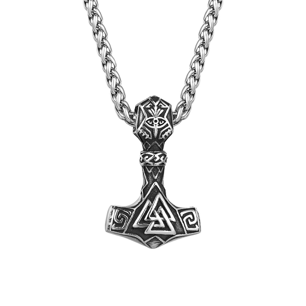 PENDRA Rune Hammer Necklace