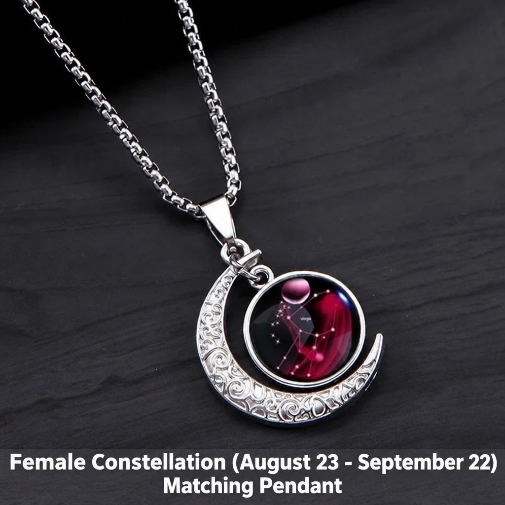 PENDRA Zodiacglow Luminous Twelve Constellations Pendant Necklace