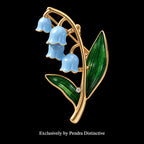 PENDRA Birthflower Enamel Birthday Flower Brooch