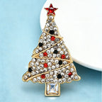 PENDRA Noelle Rhinestone Christmas Tree Brooch