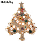 PENDRA Noelara Luxury Pearl Christmas Tree Brooch